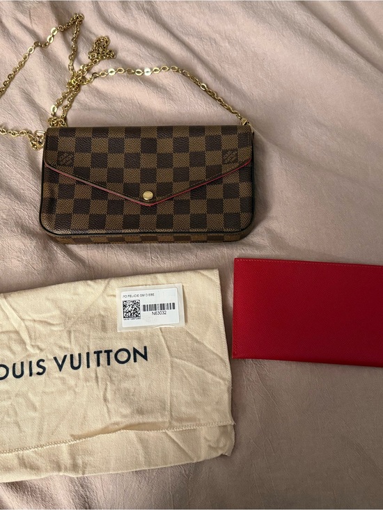 Louis Vuitton Handbags - Louis Vuitton Brown Damier Felice Pochette